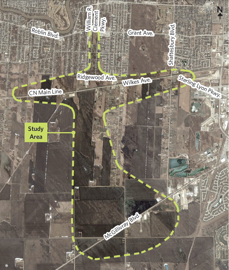 William R. Clement Parkway Extension Study Area
