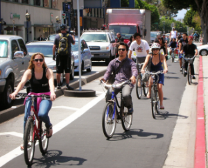 A raised cycle track on St. Mathews would provide a true high quality bicycle arterial