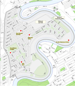 East Fort Garry Active Transportation Study Boundary Map