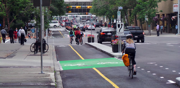 Fast Tracking a Downtown Cycling Grid