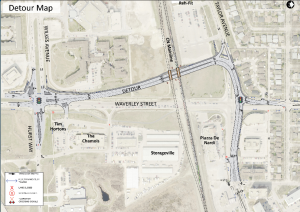 Waverley Underpass Detours